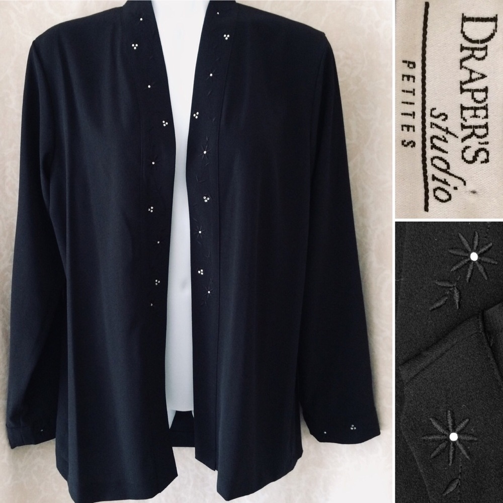 NWOT Elegant Draper’s Studio Evening Jacket